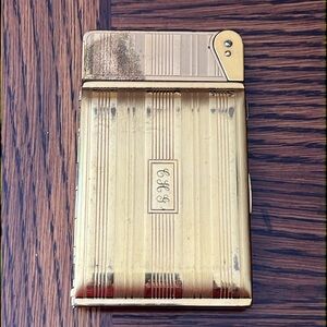 Rare Vintage American Beauty Cigarette Compact & Lighter by Elgin American